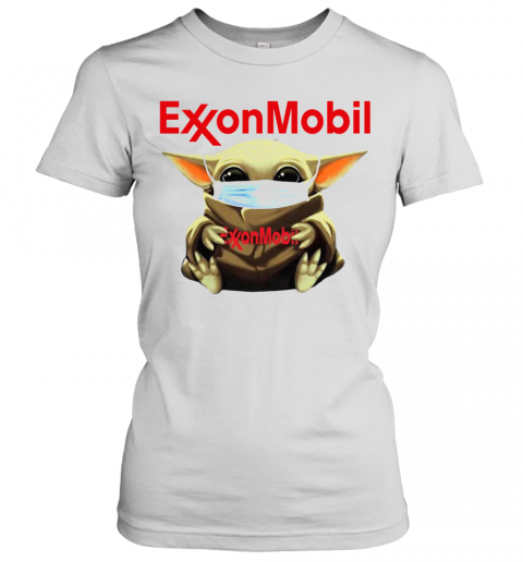 Baby Yoda Face Mask Hug Exxon Mobil T-Shirt Classic Women's T-shirt