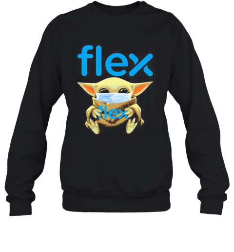 Baby Yoda Face Mask Hug Flex T-Shirt Unisex Sweatshirt