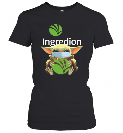 Baby Yoda Face Mask Hug Ingredion T-Shirt Classic Women's T-shirt