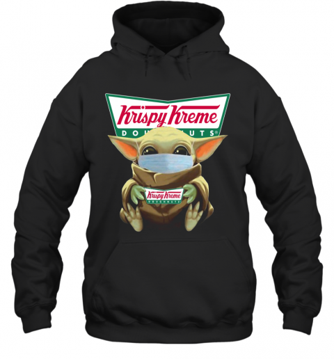 Baby Yoda Face Mask Hug Krispy Kreme T-Shirt Unisex Hoodie