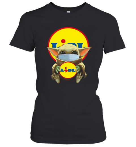 Baby Yoda Face Mask Hug Lidl T-Shirt Classic Women's T-shirt