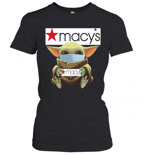 Baby Yoda Face Mask Hug Macy's T-Shirt Classic Women's T-shirt
