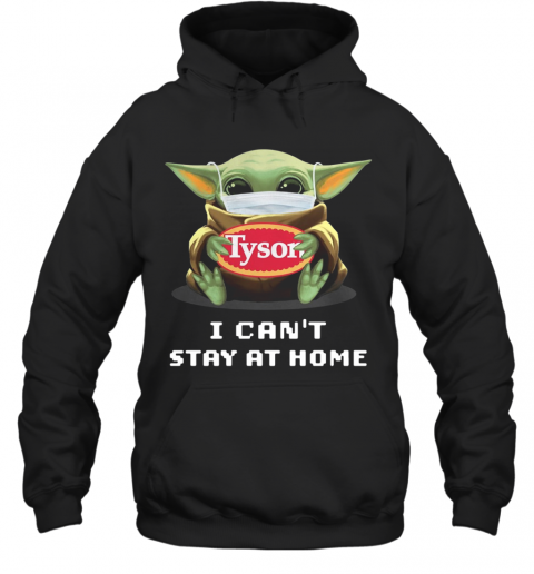 Baby Yoda Face Mask Hug Tison I Can't Stay At Home T-Shirt Unisex Hoodie