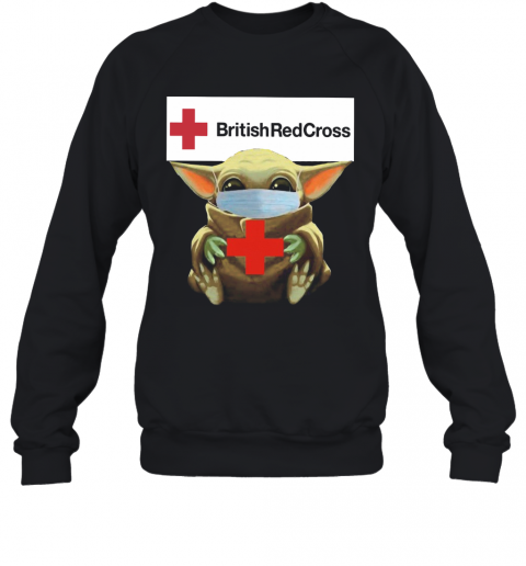 Baby Yoda Hug British Red Cross T-Shirt Unisex Sweatshirt