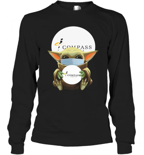 Baby Yoda Hug Compass Group T-Shirt Long Sleeved T-shirt 
