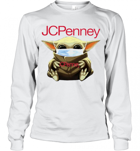 Baby Yoda Hug Jcpenney Mask T-Shirt Long Sleeved T-shirt 