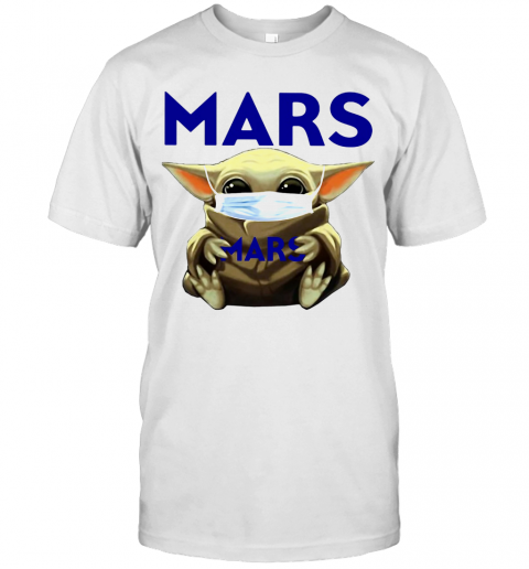 Baby Yoda Hug Mars Covid 19 2020 T-Shirt