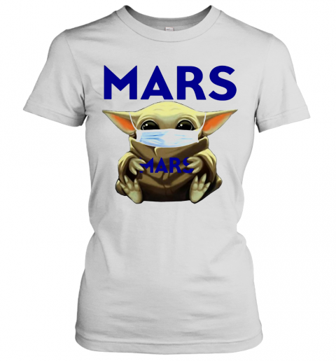 Baby Yoda Hug Mars Covid 19 2020 T-Shirt Classic Women's T-shirt
