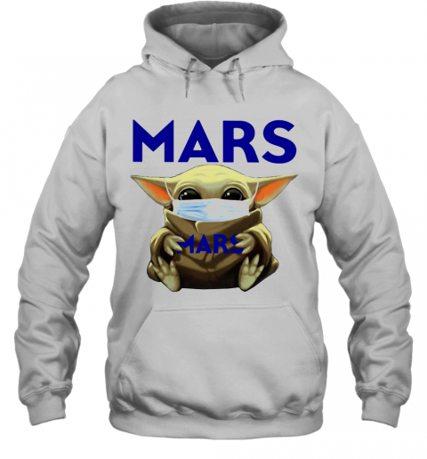 Baby Yoda Hug Mars Covid 19 2020 T-Shirt Unisex Hoodie