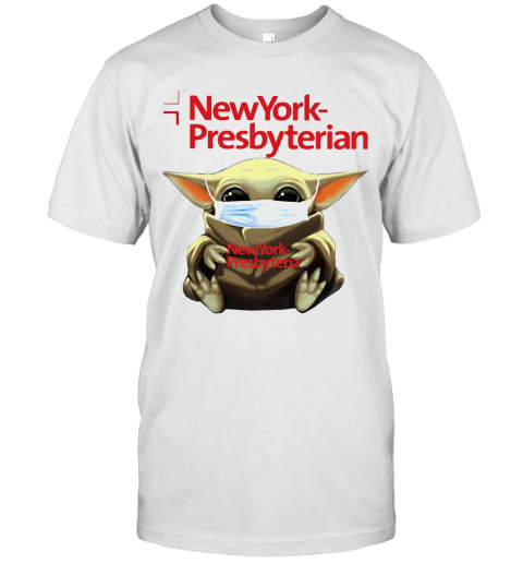 Baby Yoda Hug New York Presbyterian Covid 19 T-Shirt