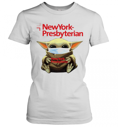 Baby Yoda Hug New York Presbyterian Covid 19 T-Shirt Classic Women's T-shirt