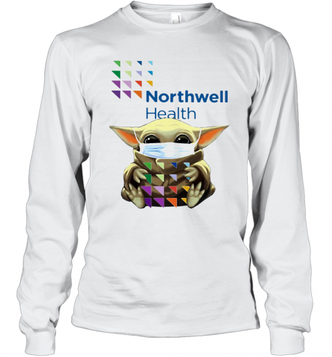 Baby Yoda Hug Northwell Heath Covid 19 2020 T-Shirt Long Sleeved T-shirt 