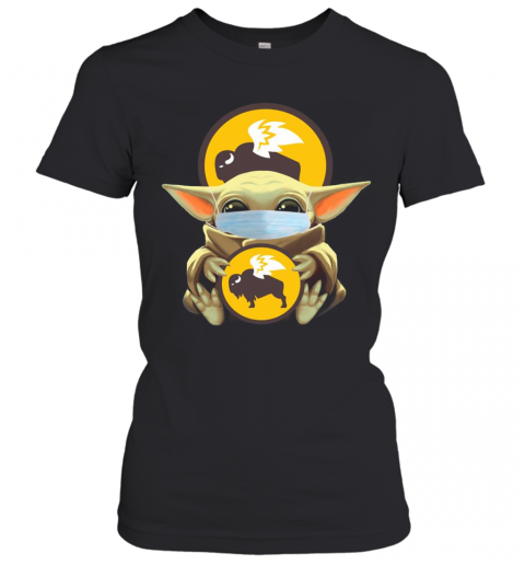 Baby Yoda Mask Hug Buffalo Wild Wings T-Shirt Classic Women's T-shirt