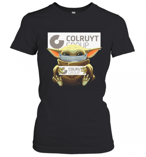 Baby Yoda Mask Hug Colruyt Group T-Shirt Classic Women's T-shirt