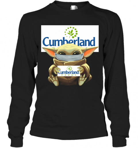 Baby Yoda Mask Hug Cumberland Farms T-Shirt Long Sleeved T-shirt 