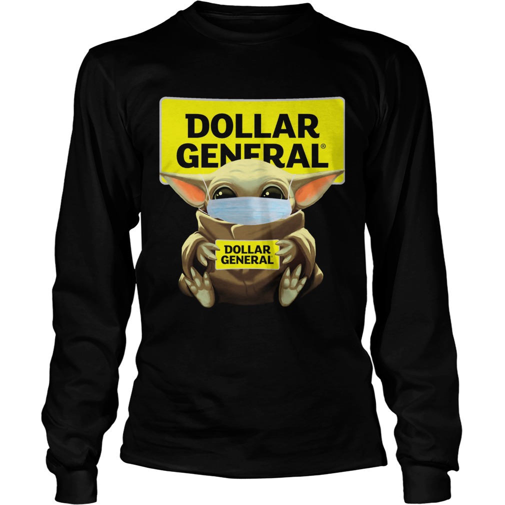 Baby Yoda Mask Hug Dollar General Long Sleeve