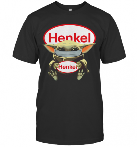 Baby Yoda Mask Hug Henkel T-Shirt