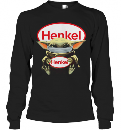 Baby Yoda Mask Hug Henkel T-Shirt Long Sleeved T-shirt 