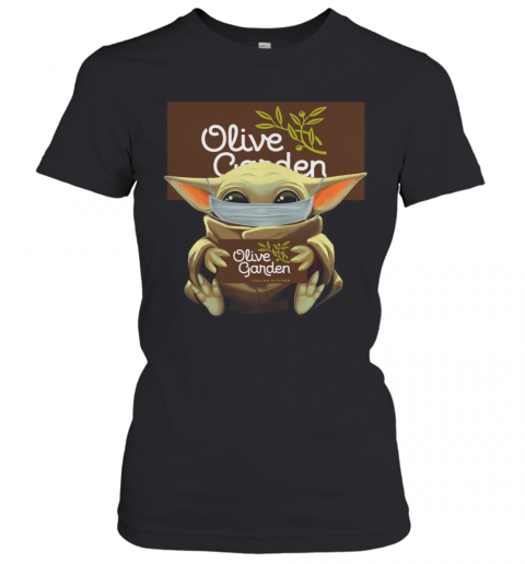 Baby Yoda Mask Hug Olive Garden T-Shirt Classic Women's T-shirt
