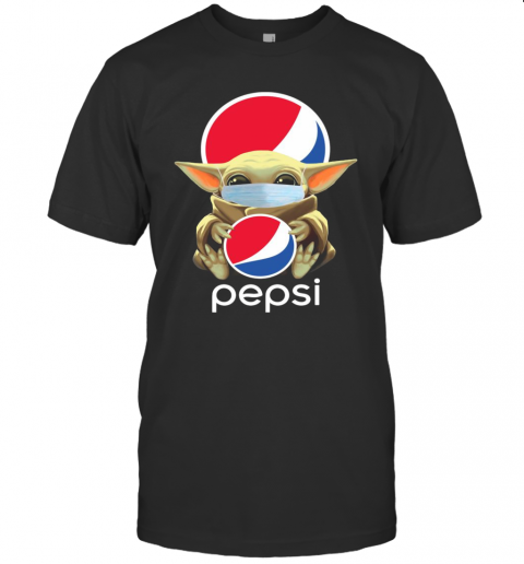 Baby Yoda Mask Hug Pepsi T-Shirt