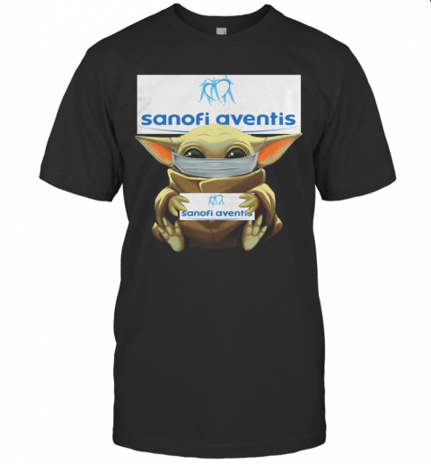 Baby Yoda Mask Hug Sanofi Aventis T-Shirt
