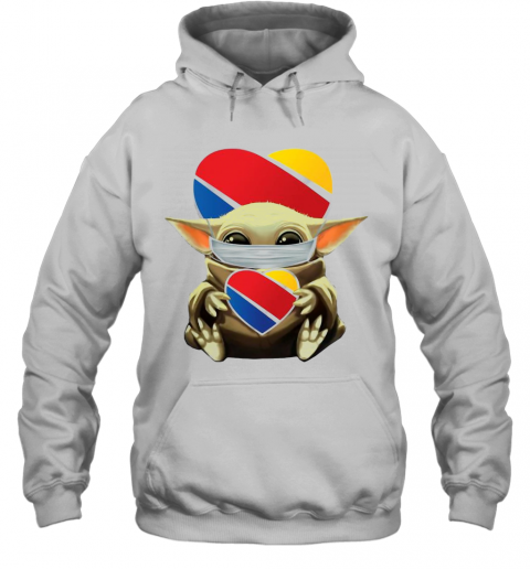 Baby Yoda Mask Hug Southwest Airlines T-Shirt Unisex Hoodie