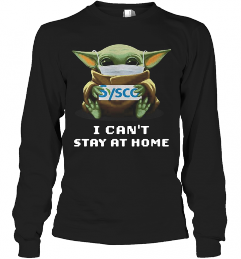 Baby Yoda Mask Hug Sysco T-Shirt Long Sleeved T-shirt 