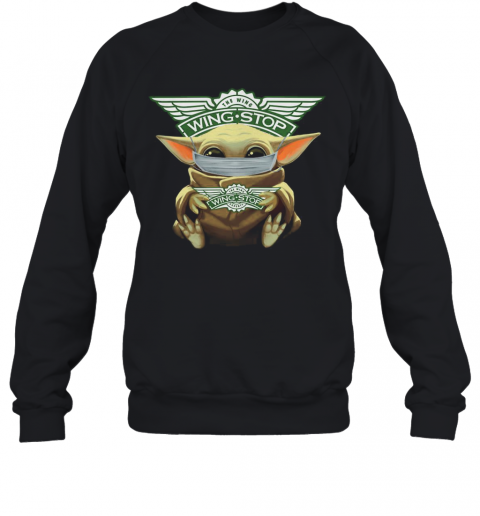 Baby Yoda Mask Hug The Wingstop T-Shirt Unisex Sweatshirt
