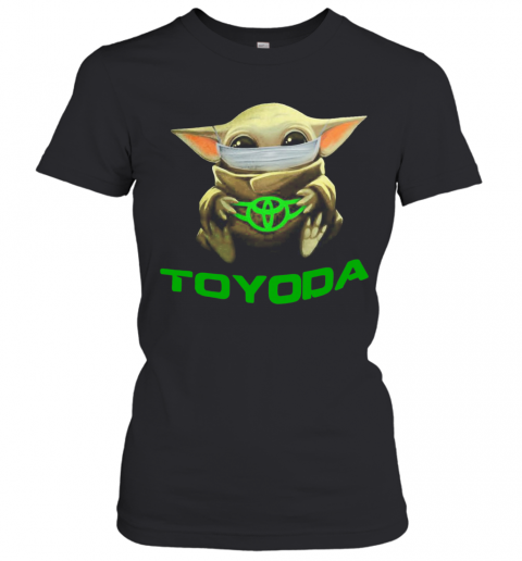 Baby Yoda Mask Hug Toyoda Logo T-Shirt Classic Women's T-shirt