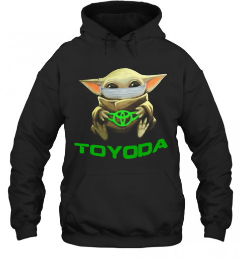 Baby Yoda Mask Hug Toyoda Logo T-Shirt Unisex Hoodie