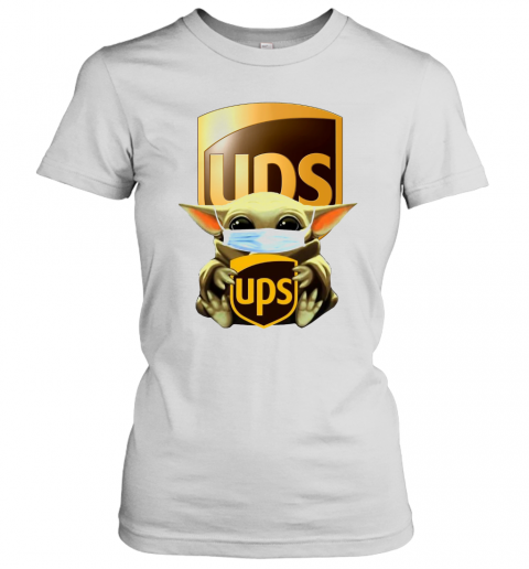 Baby Yoda Mask Hug UPS T-Shirt Classic Women's T-shirt