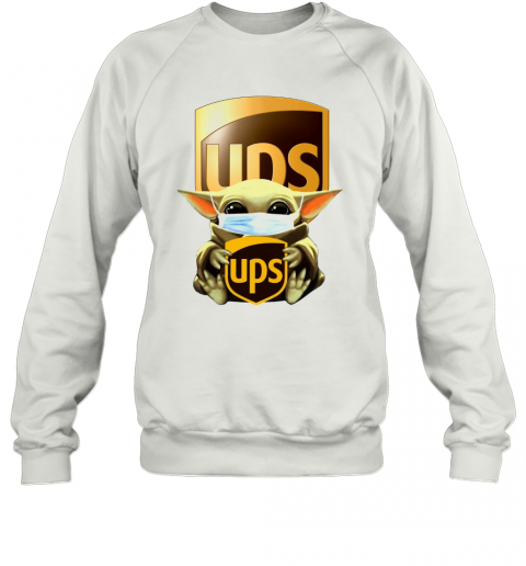 Baby Yoda Mask Hug UPS T-Shirt Unisex Sweatshirt