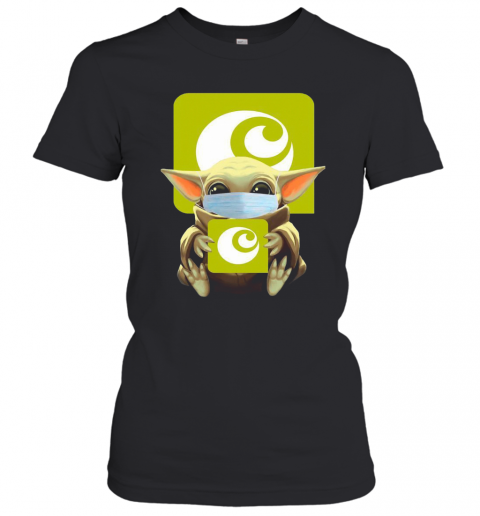 Baby Yoda Mask Hugging Ocado T-Shirt Classic Women's T-shirt