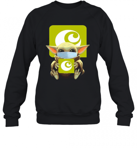Baby Yoda Mask Hugging Ocado T-Shirt Unisex Sweatshirt