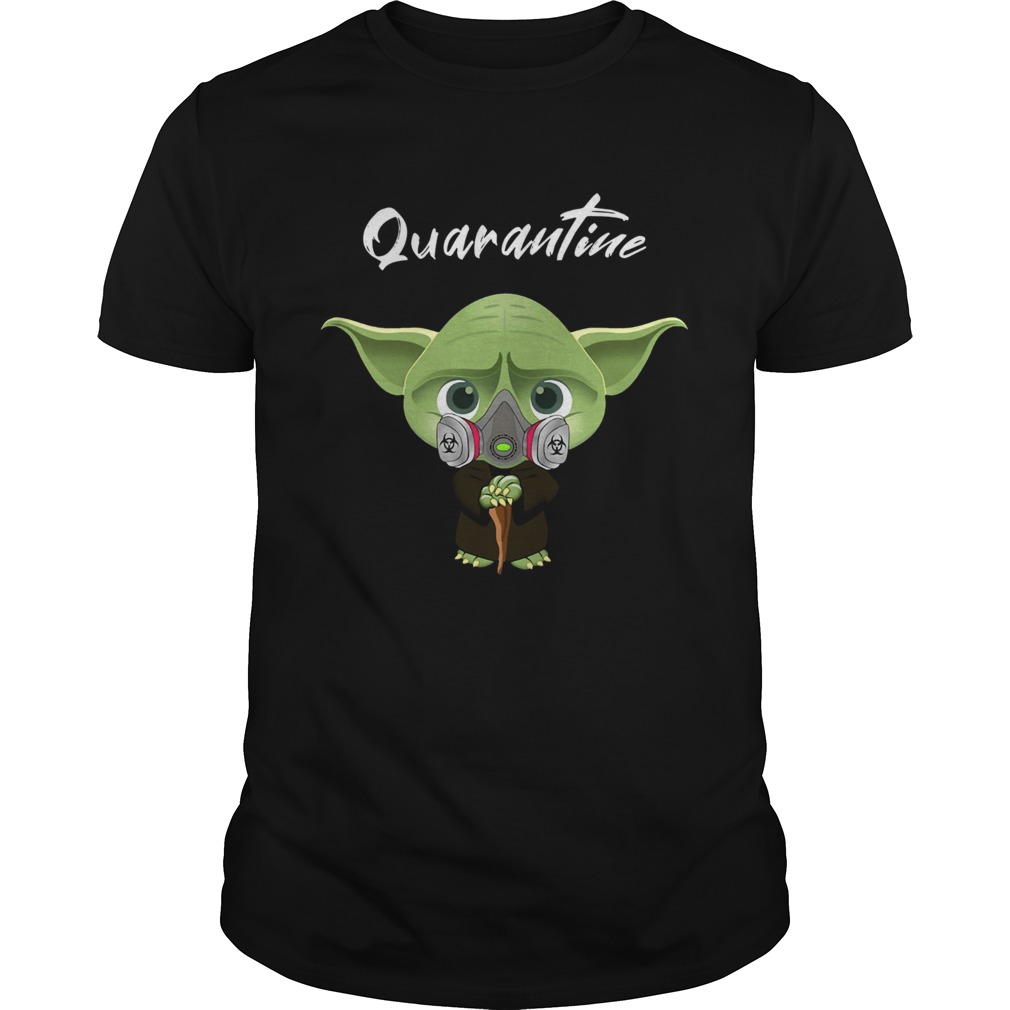 Baby Yoda Quarantine Face Mask Shirt