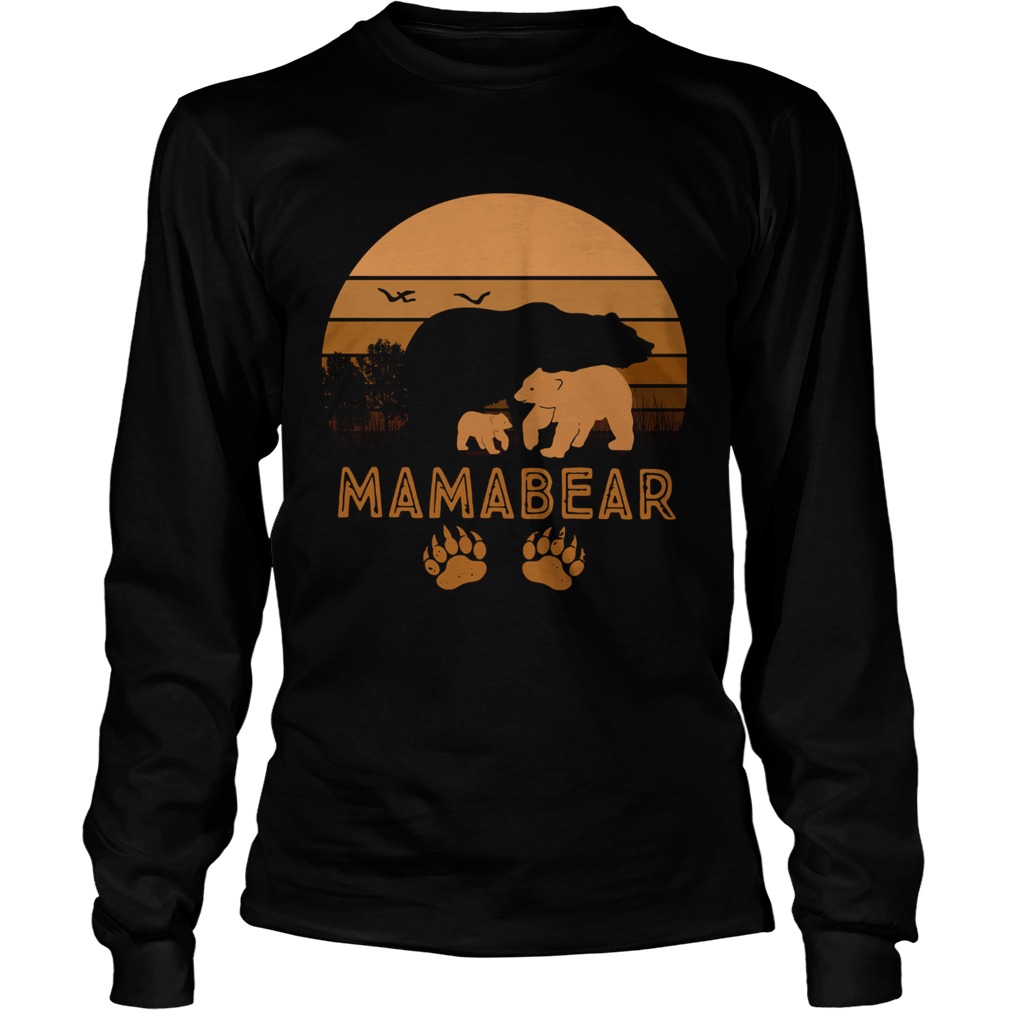 Bear Mamabear Vintage Long Sleeve