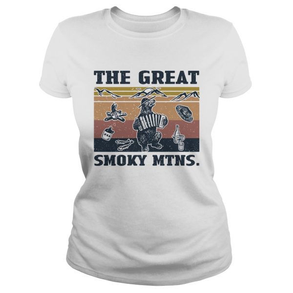 Bear the great smoky mtns vintage  Classic Ladies
