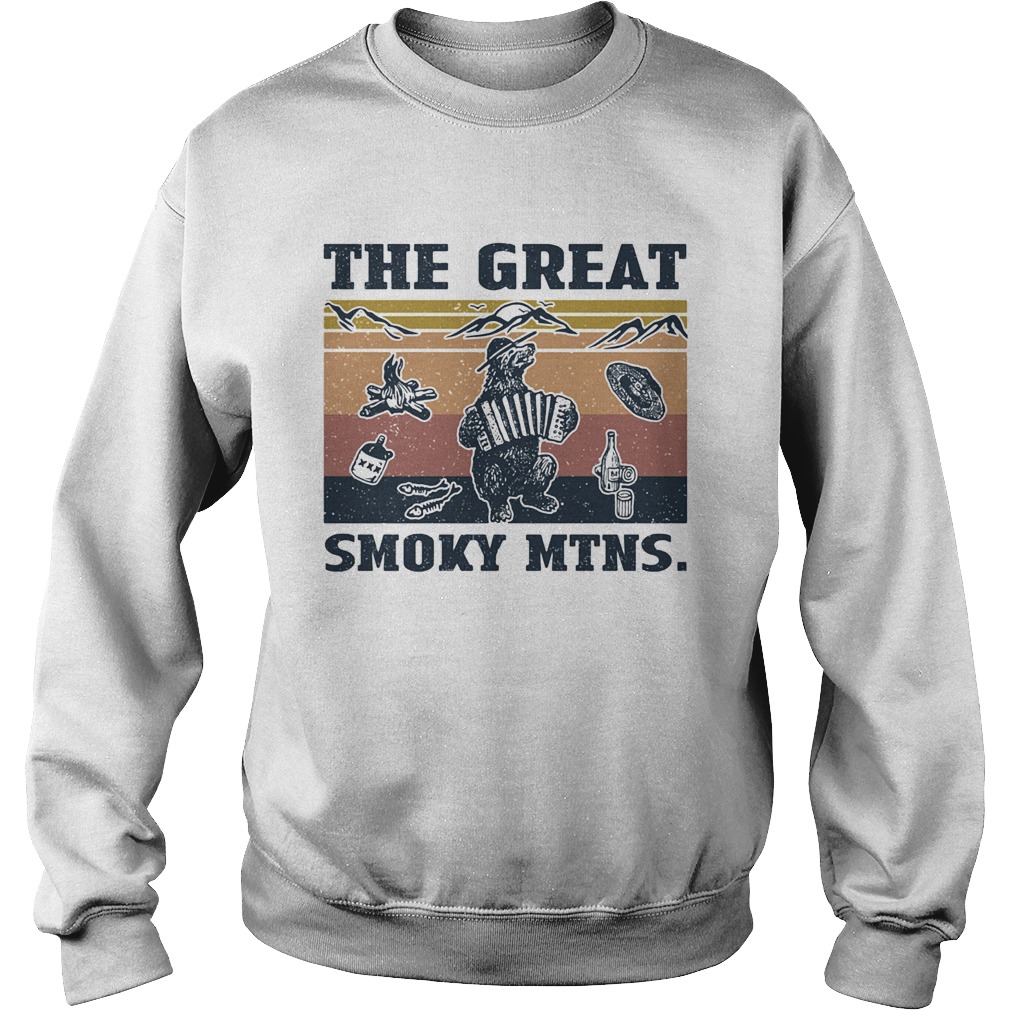 Bear the great smoky mtns vintage Sweatshirt