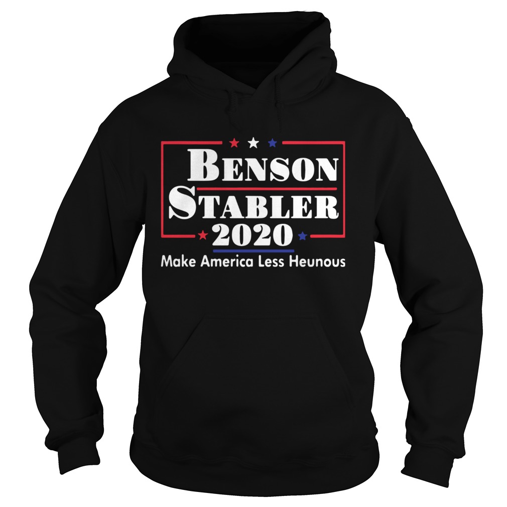 Benson Stabler 2020 Make America Less Heinous Hoodie