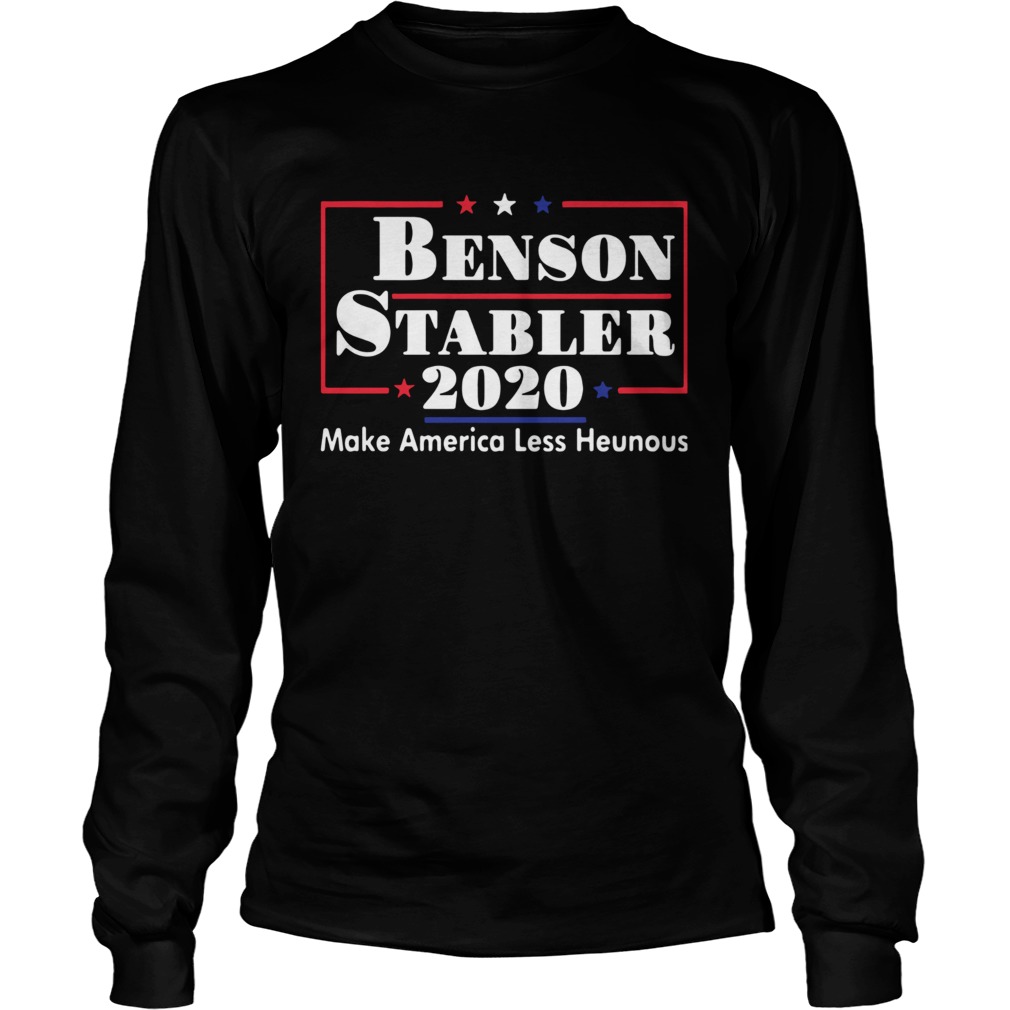 Benson Stabler 2020 Make America Less Heinous Long Sleeve