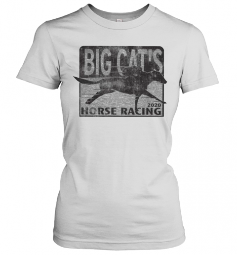 Big Cat'S Horse Racing T-Shirt Classic Women's T-shirt