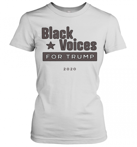 Black Voices For Donald Trump 2020 T-Shirt Classic Women's T-shirt
