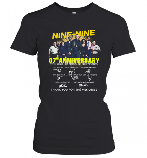 Brooklyn Nine Nine 07Th Anniversary Signatures T-Shirt Classic Women's T-shirt
