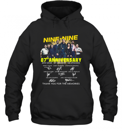 Brooklyn Nine Nine 07Th Anniversary Signatures T-Shirt Unisex Hoodie