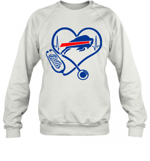 Buffalo Bills Nurse Heartbeat T-Shirt Unisex Sweatshirt