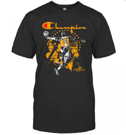 Champion Lebron James Signature Los Angeles Lakers T-Shirt