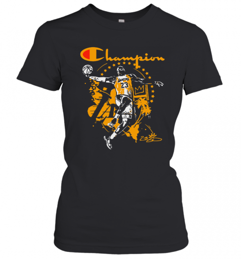 Champion Lebron James Signature Los Angeles Lakers T-Shirt Classic Women's T-shirt