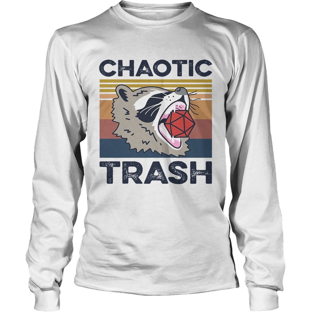 Chaotic Trash Game Raccoon Long Sleeve