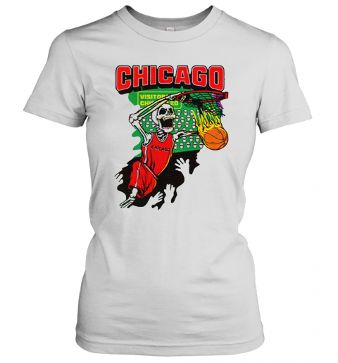 Chicago Tie Dye Basketball For T-Shirt Classic Women's T-shirt