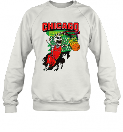 Chicago Tie Dye Basketball For T-Shirt Unisex Sweatshirt
